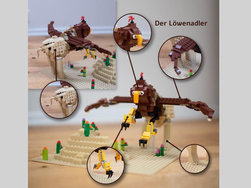 Collage Adler Löwe unter den Top 100 ©Fabian Hegewald