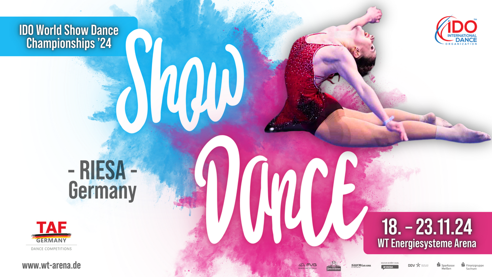 IDO WOLRD SHOW DANCE CHAMPIONSHIPS 2024  © FVG Riesa mbH / Foto Schröder)