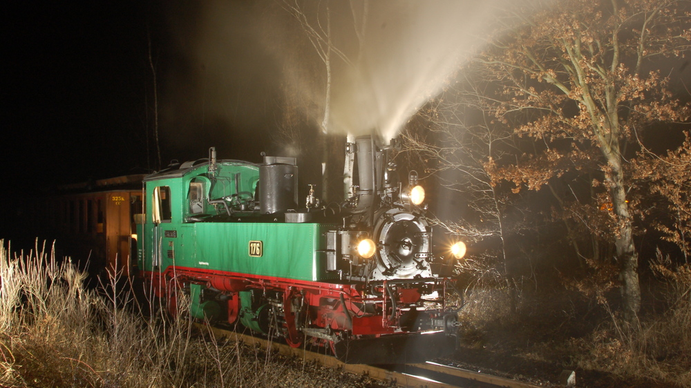 Nikolausfahrten  Wochenende auf der Lößnitzgrungbahn. Foto: Traditionsbahn Radebeul 