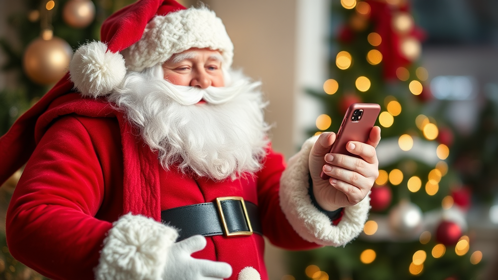 Anrufe in der Weihnachtszeit. Symbolfoto (KI generiert)