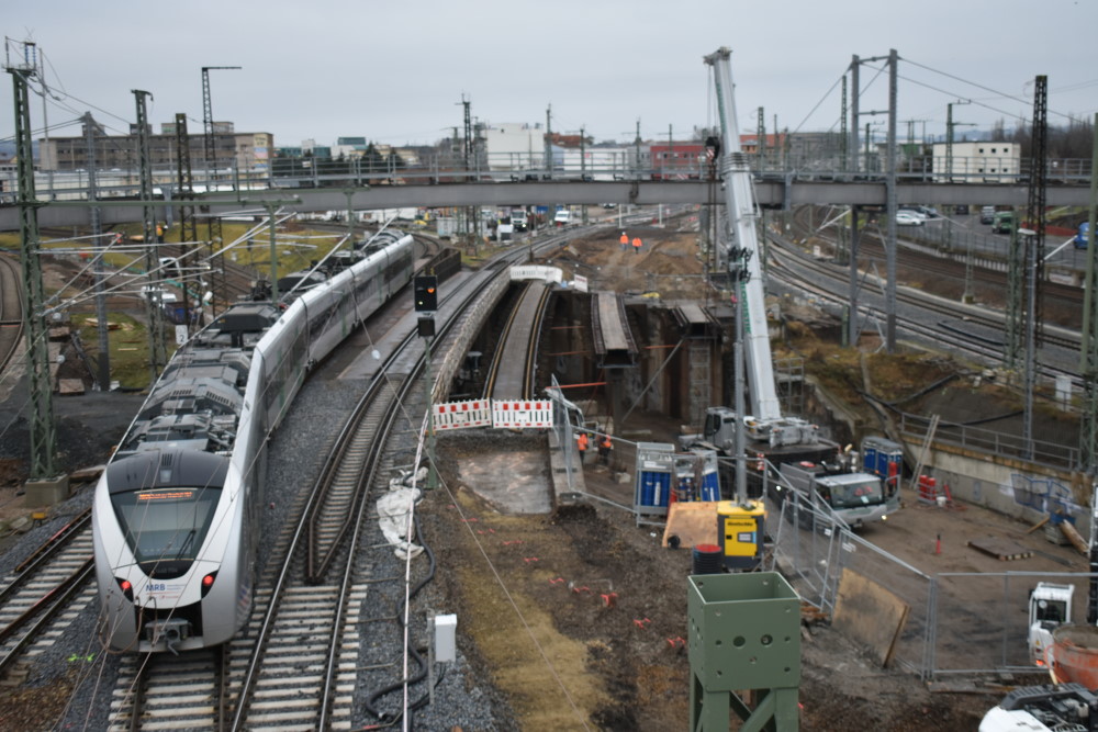 Kreuzungsbauwerk an der Budapester Straße  Foto: © MeiDresden.de/Mike Schiller