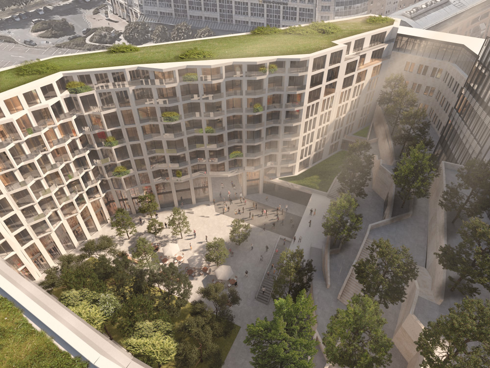 Ferdinandplatz Dresden -  Visualisierung  ©  TCHOBAN VOSS Architekten