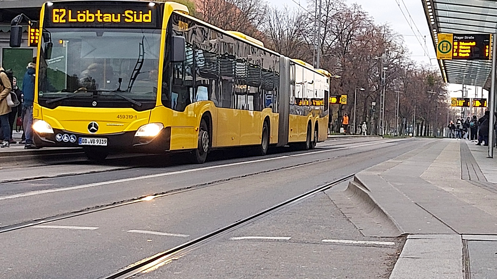 Haltestelle Prager Straße (Dr.Külz Ring) Foto: © MeiDresden.de