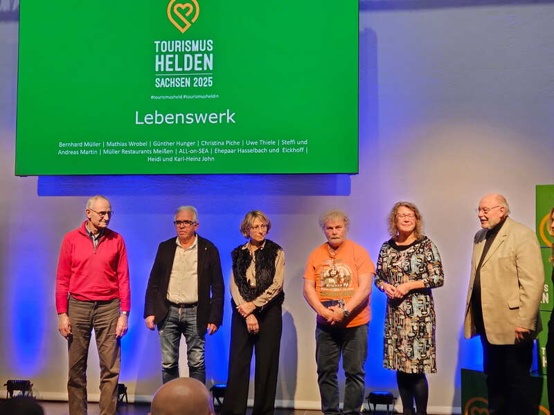 Tourismushelden 2025 Lebenswerk  Steffi und Andreas Martin. Foto: TVE