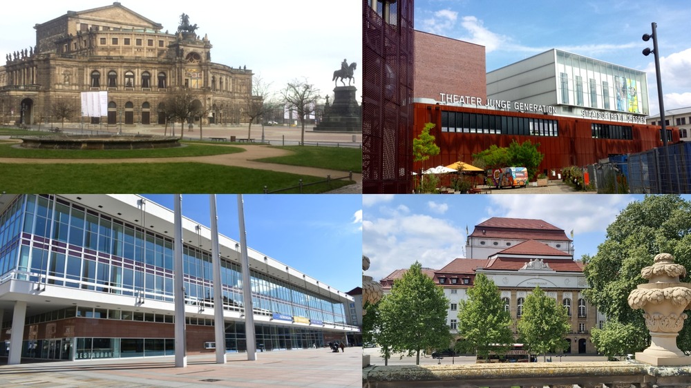 Lange Nacht der Theater - Ob Philharmonie, Semperoper, Schauspielhaus oder auch Staatsoperette und tjg. laden ein. Foto: MeiDresden.de