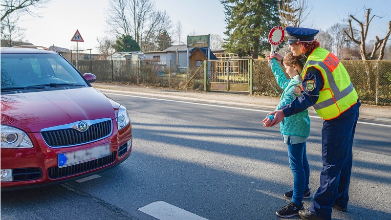 Polizei zieht Bilanz zur Verkehrssicherheitsaktion »Blitz für Kids« Foto: Polizei Sachsen Philipp Thomas