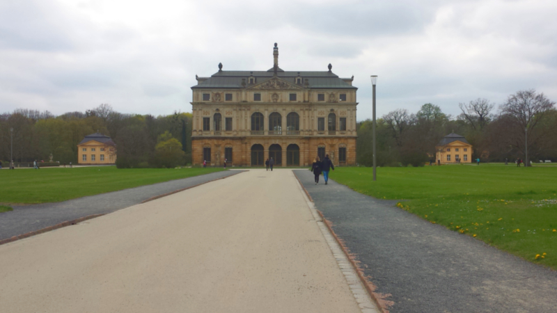 Schlossparks schließen wegen Gefahr durch Unwetter ©MeiDresden.de