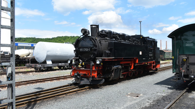 Weißeritztalbahn auf der Fahrt von Freital-Hainsberg nach Kurort Kippsdorf  Foto: © MeiDresden.de/Mike Schiller