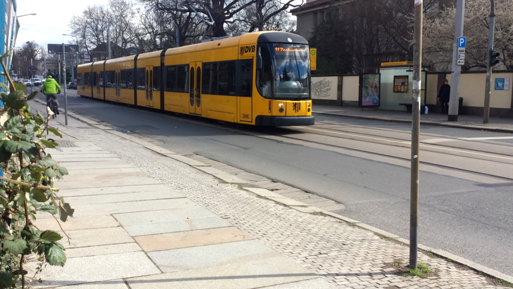 Das wird Auto- und Straßenbahnfahrer nicht freuen! Die Bautzner Straße ist für 25 Monate dicht. ©MeiDresden.de/ Frank Loose