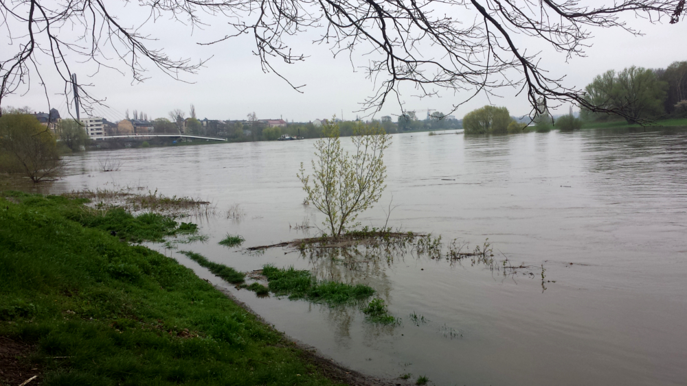 Für Elbe gilt weiterhin Hochwasser-Alarmstufe 1  ©MeiDresden.de