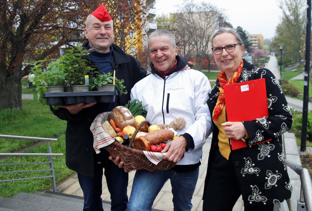 vl Jürgen Czytrich, Kai Kochan und  Astrid Hoffmann   Foto:  Sabine Mutschke