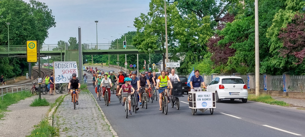 Fahrraddemo  Foto:  ADFC Jürgen Ilchmann