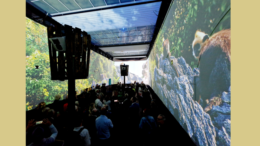 360 Grad Filmerlebnis im Entdeckerhaus Arche ©Zoo Leipzig