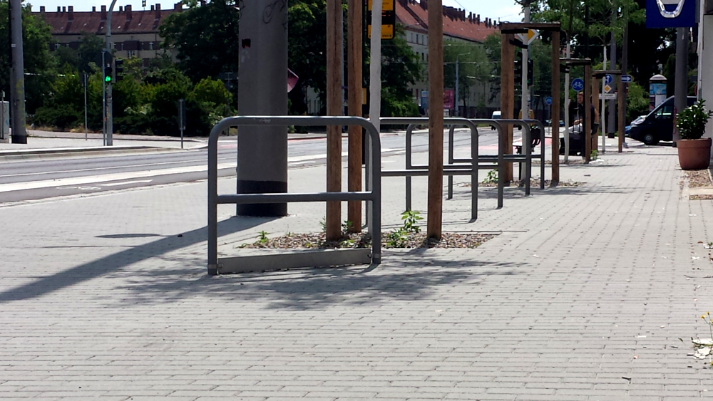 Abstellmöglichkeiten fürs Rad: So kann ein Fahrradbügel beantragt werden ©MeiDresden.de