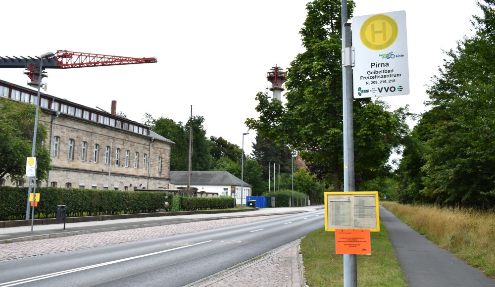 Pirna - Rottwerndorfer Straße am DDR-Museum  © MeiDresden.de/Mike Schiller