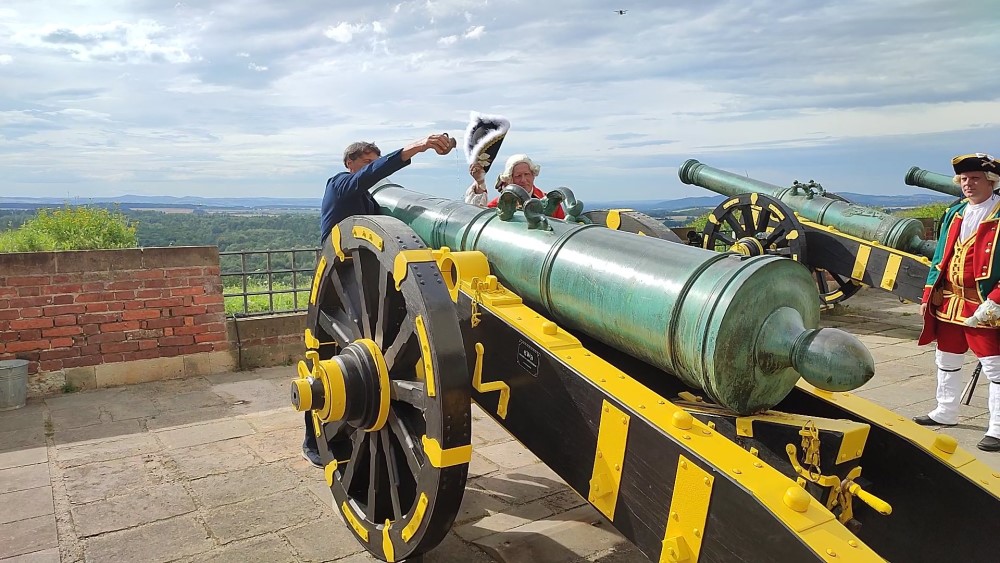 Kanonentaufe  © Festung Königstein