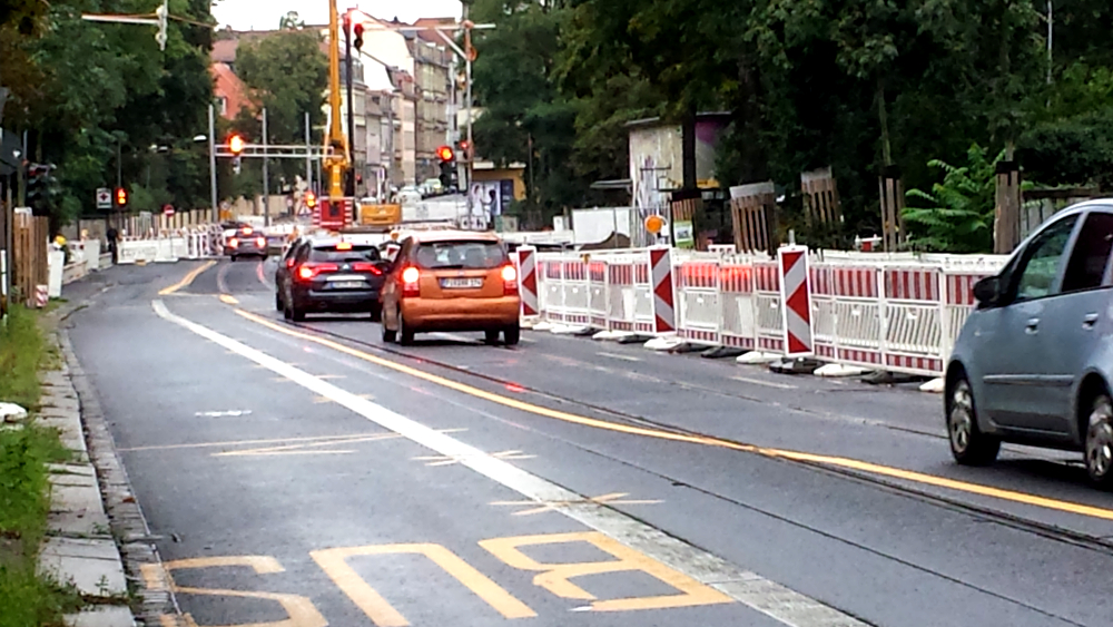 Neustadt: Neue Bauphase an der Bautzner Straße ©MeiDresden.de