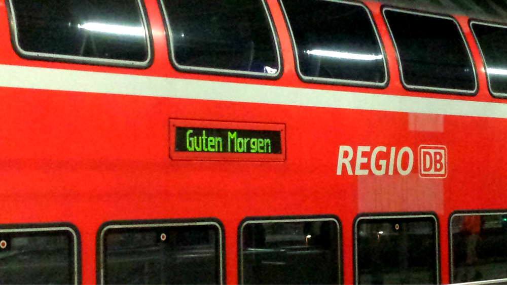 Da hilft auch kein "Guten Morgen" - Ärger bei der Dresdner S-Bahn geht weiter! ©Leserfoto (privat)