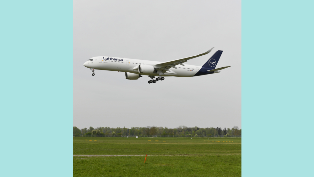 Lufthansa A350 XT1 Allegris Landung MUC ©Lufthansa