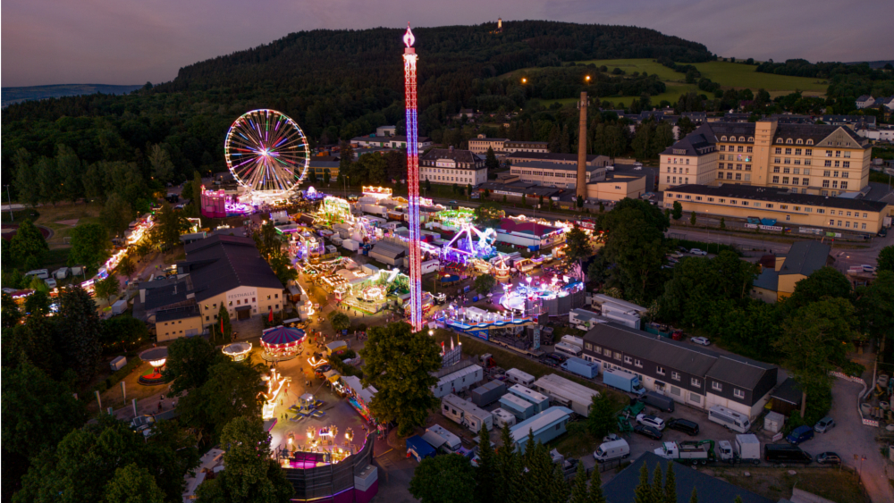 Annaberg Kät 2022 Drone © Stadt Annaberg Buchholz( Ronny Küttner