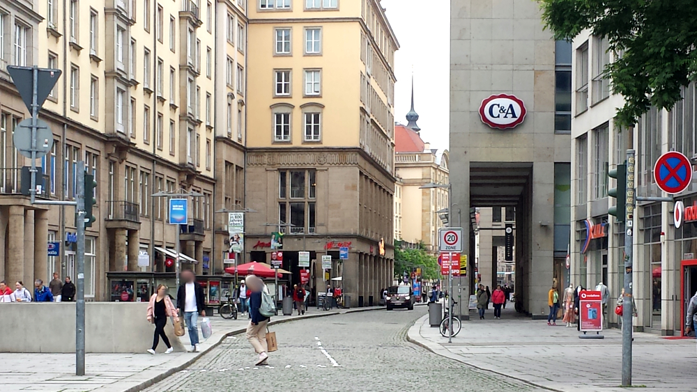 Seestraße wird zum Boulevard für Radfahrer und Fußgänger ©MeiDresden.de