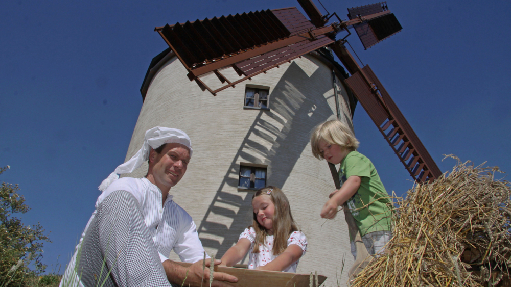 Ein Bett im Heu ist für die Kinder ein unvergessliches Abenteuer, zum Beispiel auf dem Pfaffengut Plauen. Foto: DJD/Tourismusverband Vogtland/Thomas Voigt