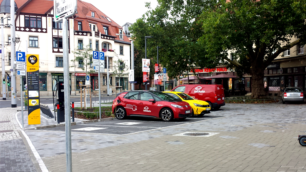 Neuer MOBI Punkt am Trachenberger Platz © MeiDresden.de