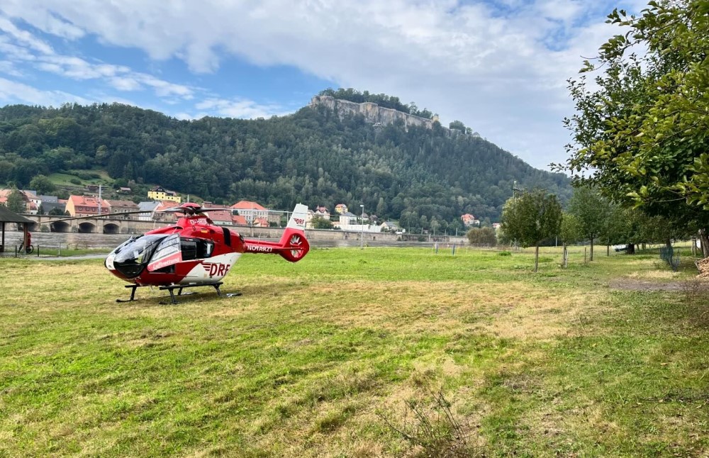 Christoph 38 in Königstein   Foto: Gaststätte "DAS STEINGUT" mit freundlicher Genehmigung!