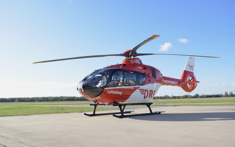 Station Dresden Christoph 38 H135 Quelle DRF Luftrettung