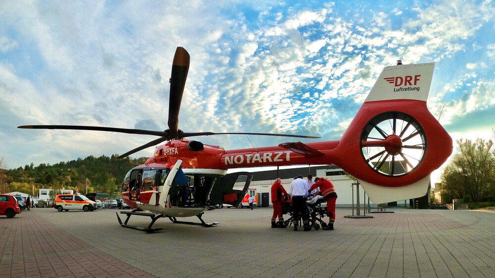 DRF Luftrettung Einsatz Foto: DRF Luftrettung