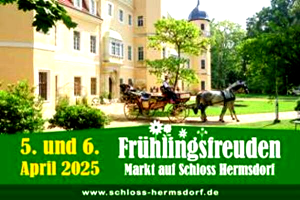 Schloss und Park Hermsdorf laden zum Frühlingserwachen ein. Foto: Schloss Hermsdorf