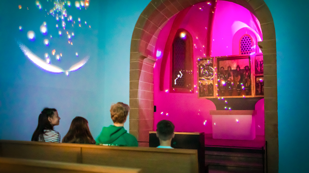 Dauerausstellung Kapelle Burg Mildenstein. Foto: Yvonne Langer