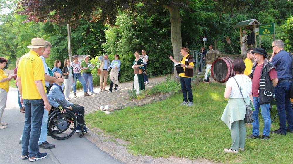 „Unser Dorf hat Zukunft“ – Die Jury war zu Besuch in Sörnewitz. Foto: Stadtverwaltung Coswig
