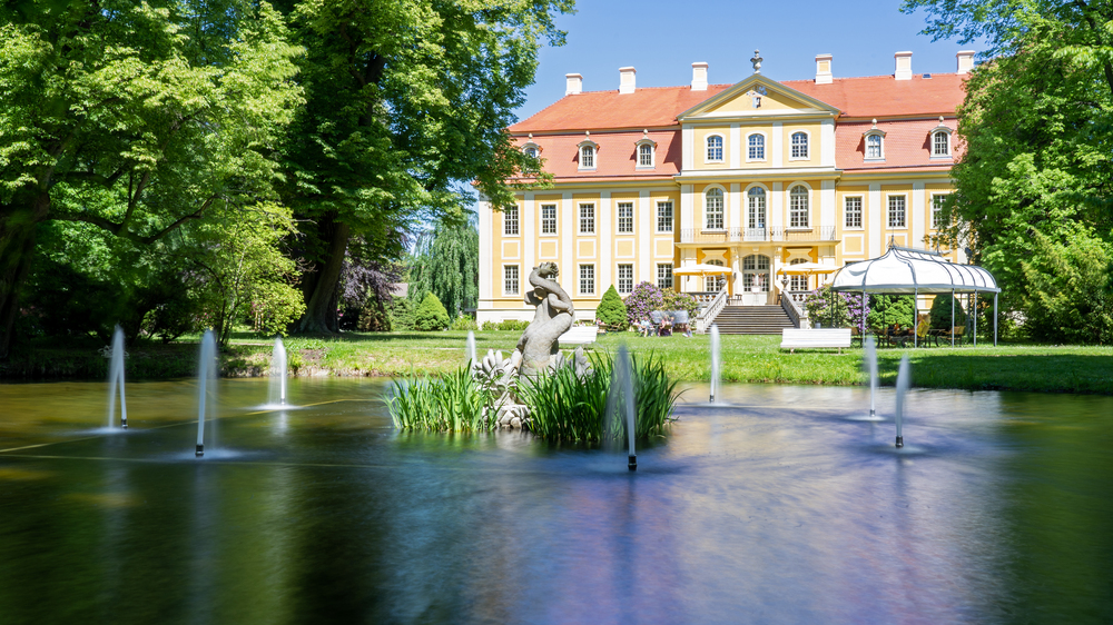 Barockschloss Rammenau - Schlosspark. Foto: Ben Walther 