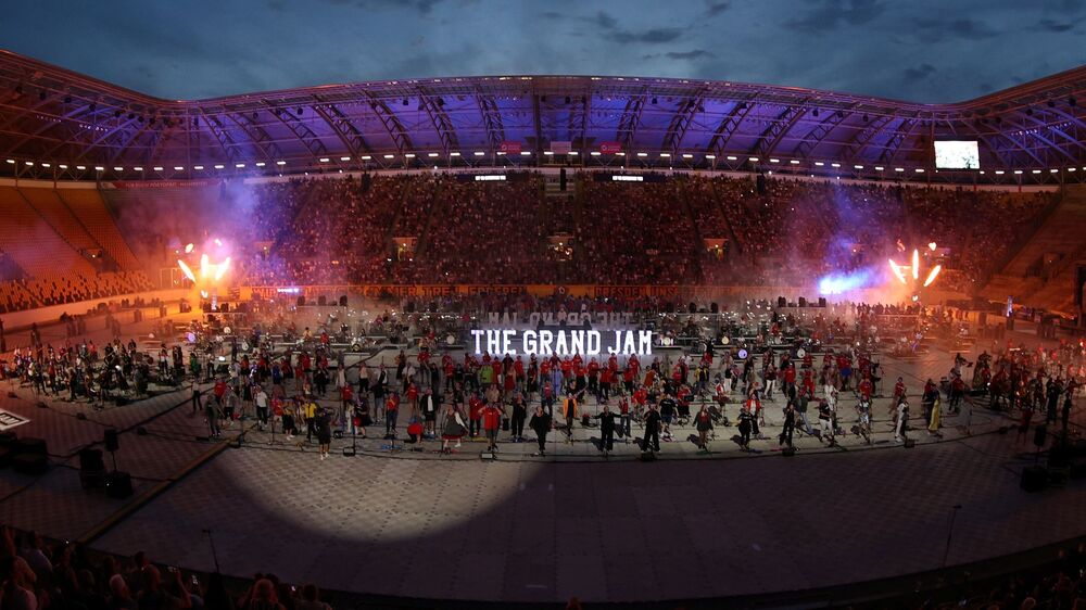 THE GRAND JAM Dresden Stadionpanorama. Foto: THE GRAND JAM/Thomas Holz
