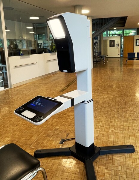 Fototerminal fur digitale Passbilder in Coswig. Foto: Stadtverwaltung Coswig
