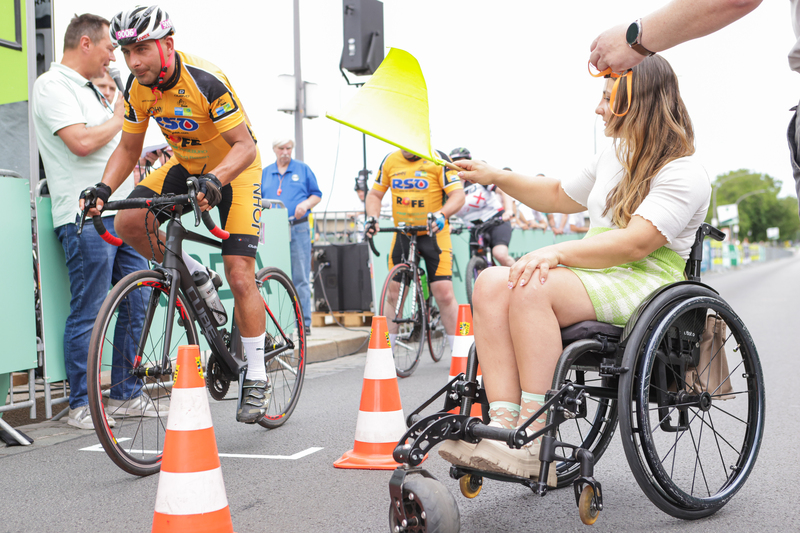 Inklusionsrennen beim VELORACE Foto:  Sportograf Strieterfoto