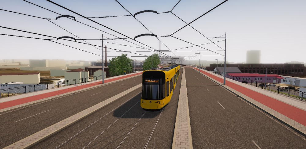 Verkehrsaufteilung Nossener Brücke  Visualisierung © Landeshauptstadt Dresden