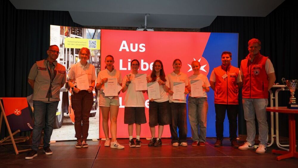 1. Platz Jugendgruppe Dresden-Leuben (13–17 Jahre). Foto: ©Johanniter Dresden