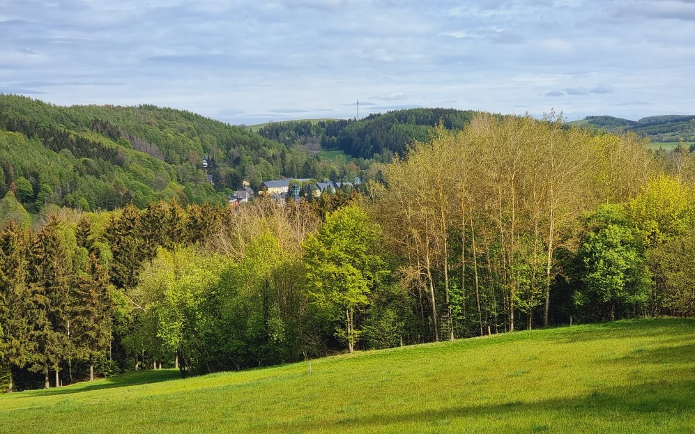 Blick auf Geising  © Martin Bruch