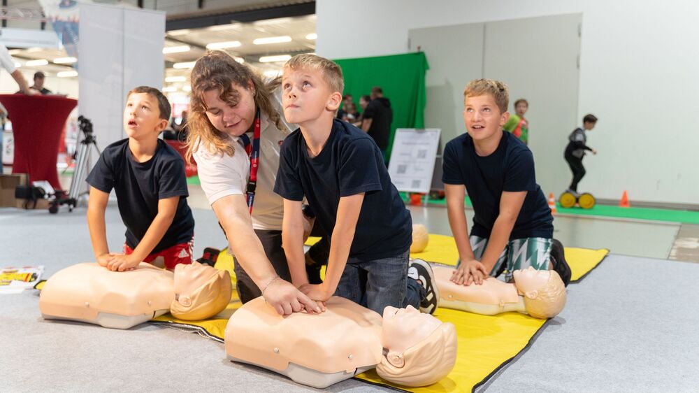 Reanimations-RACE auf der FLORIAN  Foto: Johanniter