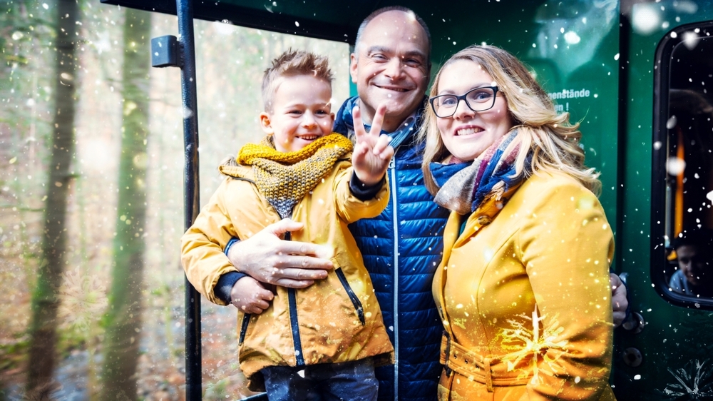 Bimmelbahn und Lichterglanz Foto. Lars Neumann