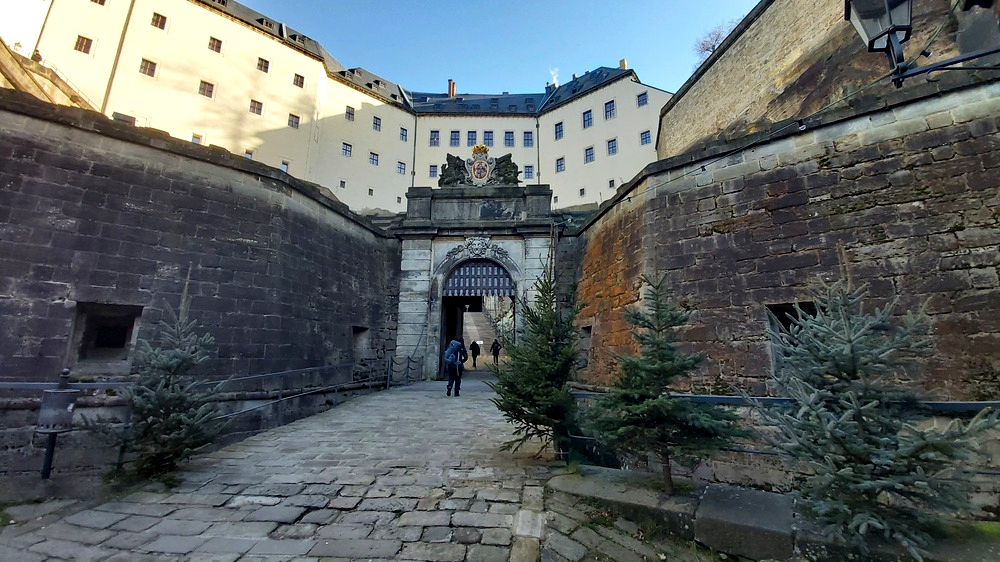 Eingangstor zur Festung Königstein. © MeiDresden.de