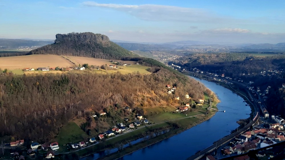 Fantastischer Panoramablick zum Lilienstein. © MeiDresden.de
