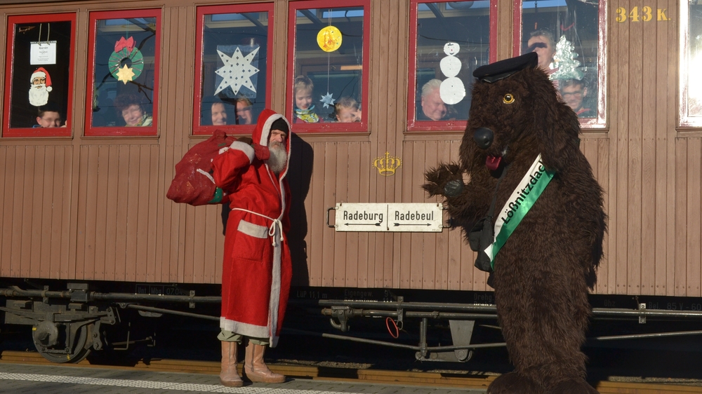 Märchenfahrten am dritten Adventswochenende bei der Traditionsbahn Radebeul. Foto: Traditionsbahn Radebeul