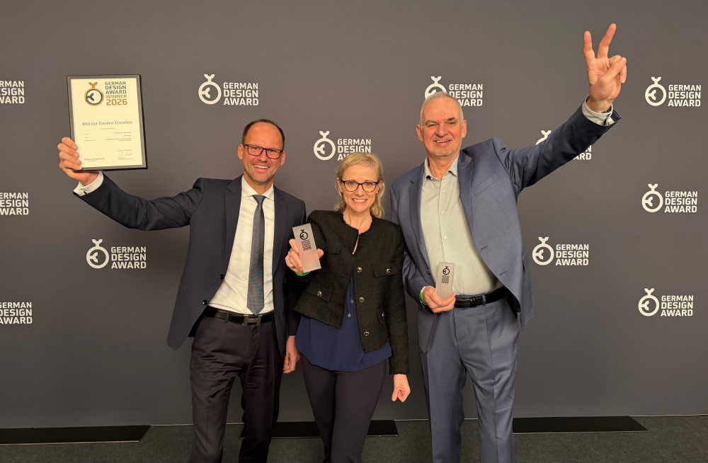 v.l.n.r. Ján Horváth (Prokurist CTR Real Estate), Alice Zahradnikova (Marketing Manager CTR Real Estate) und Petr Alba, Projektleiter Deutschland CTR Real Estate    Foto:  CTR