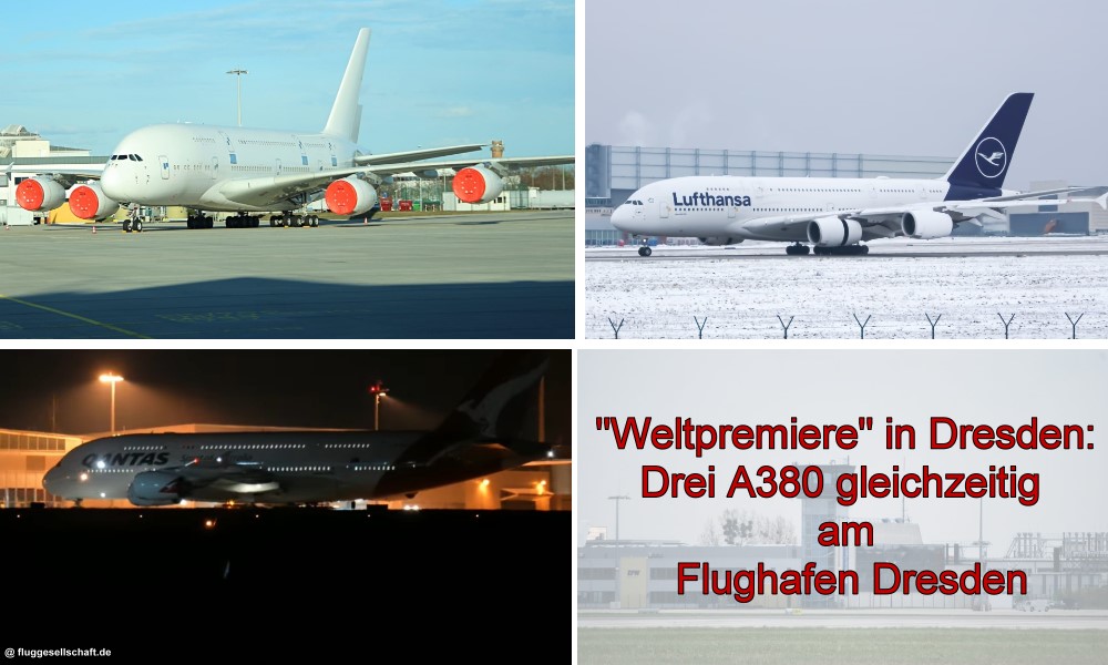 A380 Weltpremiere am DRS Fotos: © fluggesellschaft.de und Tim Völkel