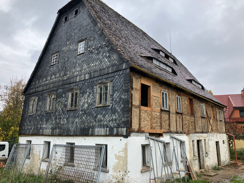Umgebindehaus in Sohland Foto: Deutsche Stiftung Denkmalschutz/Mittring