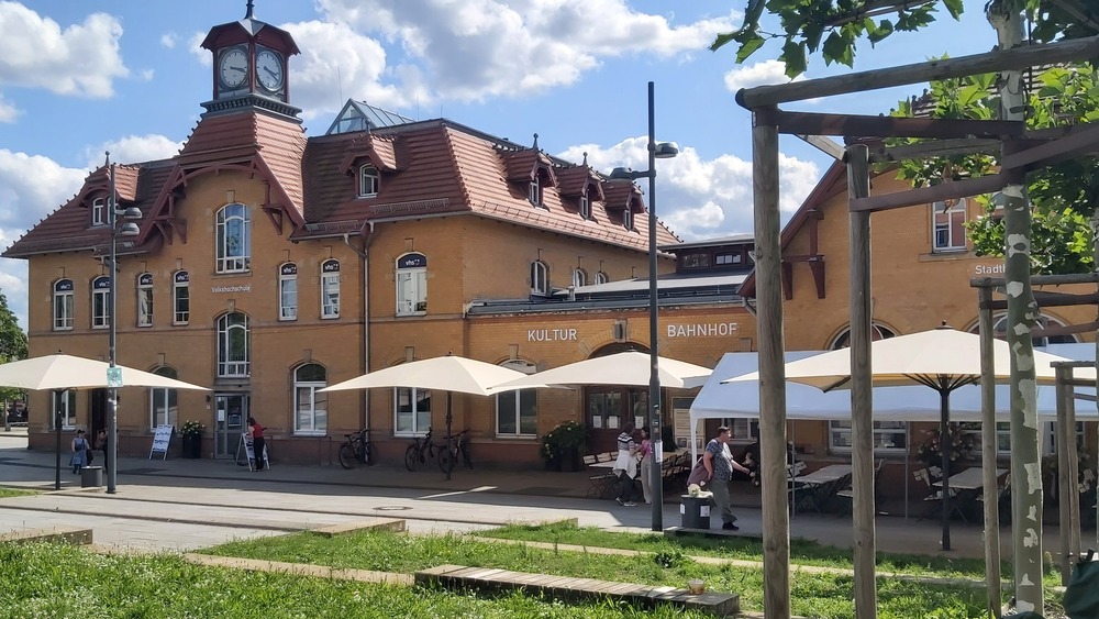 Kulturbahnhof Radebeul mit Bibliothek. Foto: MeiDresden.de