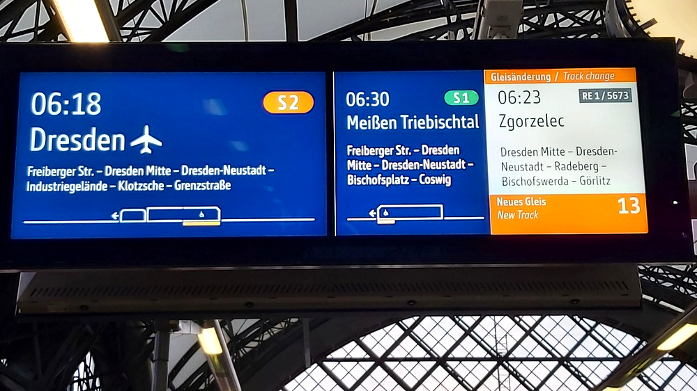 S2 von Dresden HBF zum Flughafen Klotzsche. Foto: MeiDresden.de